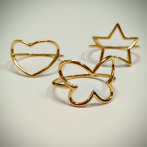 HEART RING IN 18KT GOLD