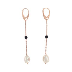 pendant earrings with pearls