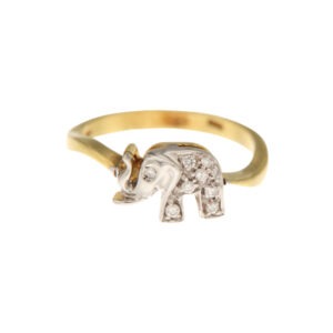 anello con elefante